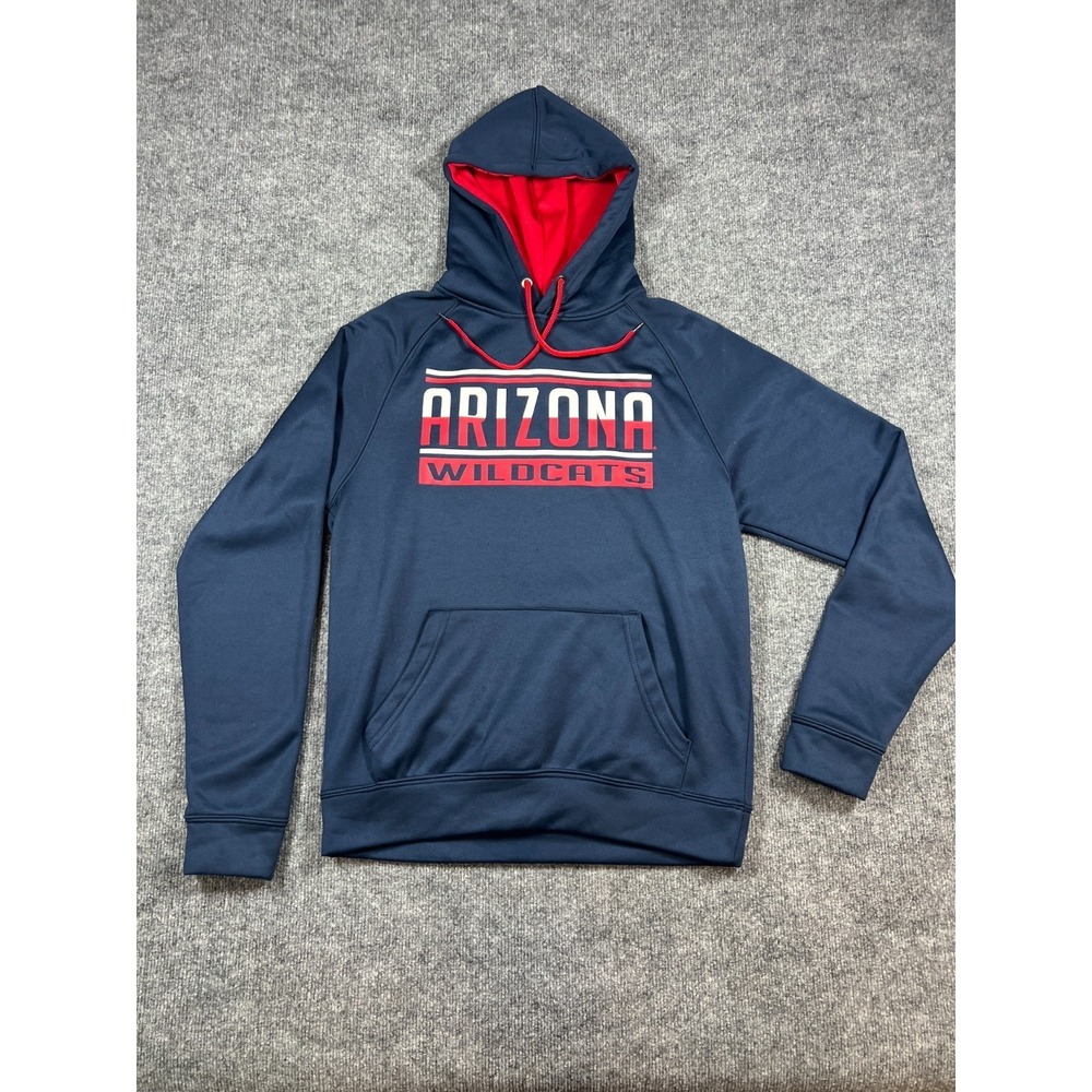 Colosseum Athletics Hoodie‎ S Mens Navy Fleece Arizona Wildcats Basketball NCAA